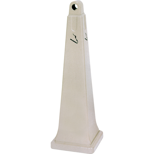 R&eacute;cup&eacute;rateurs de m&eacute;gots de cigarettes Groundskeeper, Sur pied, Plastique, Capacit&eacute; 1 gal. US, Hauteur 39-3/4" GTA Hardware Inc