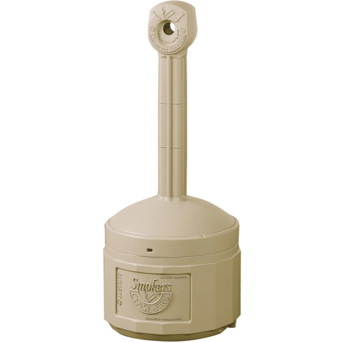 Cendriers Smoker's Cease-Fire, Sur pied, Plastique, Capacit&eacute; 1 gal. US, Hauteur 30" GTA Hardware Inc