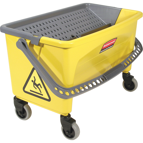 Microfibre Press Wring Buckets, Down Press, 10.75 US Gal. (43 Quart), Yellow GTA Hardware Inc