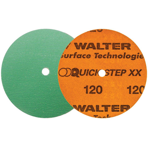Quick-Step XX Sanding Disc, 5" Dia., 120 Grit, Ceramic GTA Hardware Inc