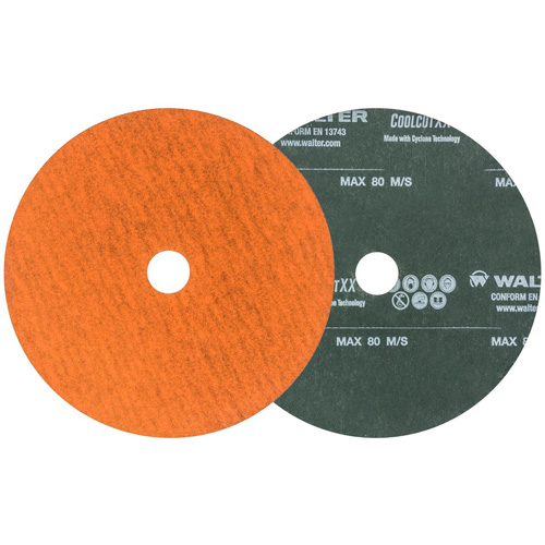Coolcut XX Sanding Disc, Aluminum Oxide/Ceramic, 24, 5" Dia x 7/8" Arbor GTA Hardware Inc
