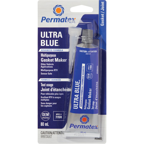 Ultra Blue&reg; Gasket Maker, 80 ml, Tube, Blue GTA Hardware Inc
