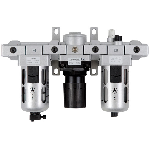 AFRLMS12 3-Piece Standard Air Filter, Regulator & Lubricator, 1/2" NPT GTA Hardware Inc