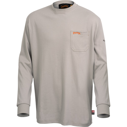 333 Chemise en coton &agrave; manches longues ignifuge, 2T-Grand, Gris GTA Hardware Inc