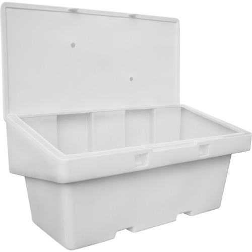 Contenants pour sel & sable SOS, Avec Moraillon, 72" x 36" x 36", 36 pi³, Gris GTA Hardware Inc