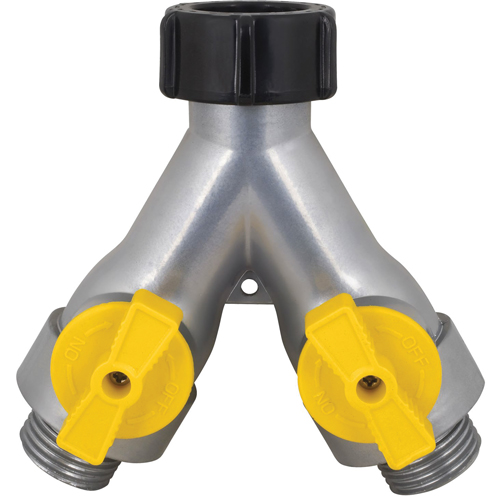 HiFlo Metal Hose 2-Way "Y" Connectors GTA Hardware Inc