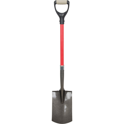 Heavy-Duty Shovels, Fibreglass, Carbon Steel Blade, D-Grip Handle, 30-1/2" Long GTA Hardware Inc