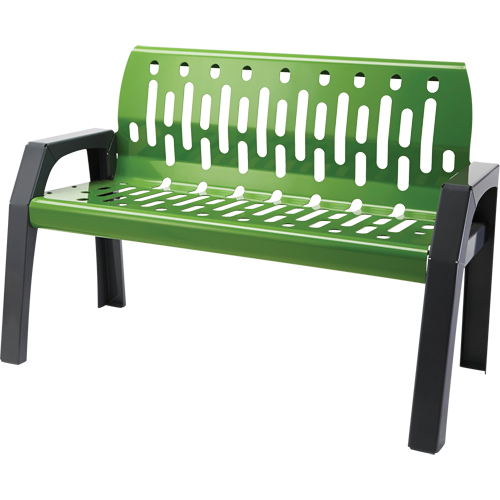 Bancs Stream, Acier, 48" lo x 48" la x 34" h, Vert GTA Hardware Inc