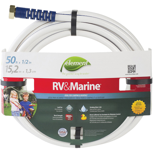 Boyaux d'arrosage pour bateaux et VR Element , PVC, 1/2" dia x 50' GTA Hardware Inc