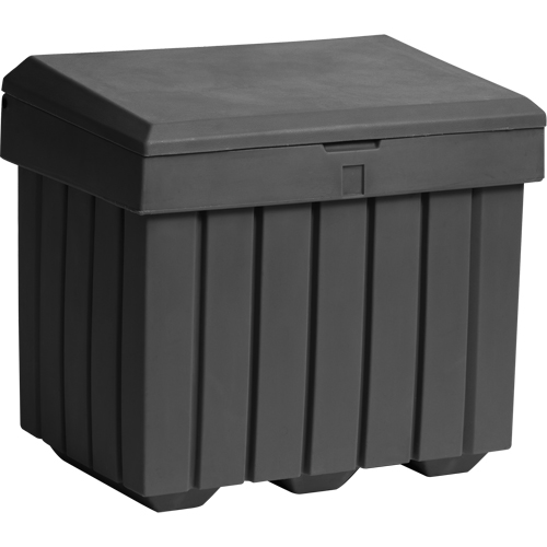 Conteneur d'entreposage &eacute;conomique pour sel/sable, 32" x 23" x 27-1/2", 10 pi³, Gris GTA Hardware Inc