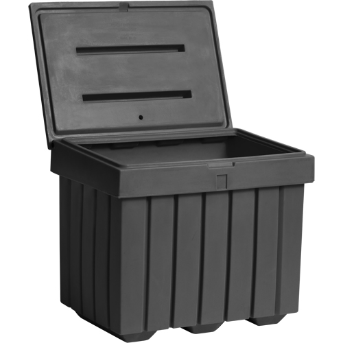 Conteneur d'entreposage &eacute;conomique pour sel/sable, 32" x 23" x 27-1/2", 10 pi³, Gris GTA Hardware Inc