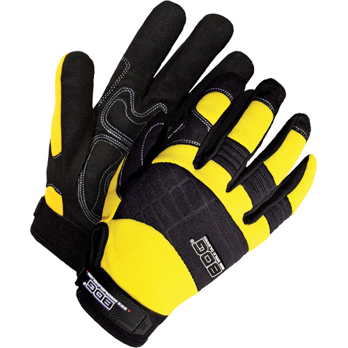 Gants performants &agrave; usage intensif avec paumes coussin&eacute;es, Paume Synth&eacute;tique, Taille T-Grand GTA Hardware Inc