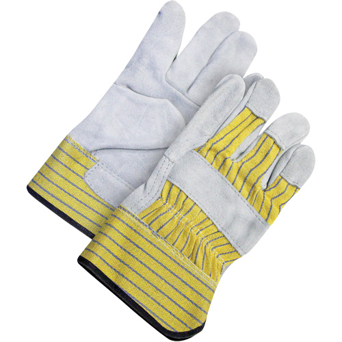 Gants d'ajusteur classiques, Taille unique, Paume en Cuir de vache refendu, Doublure en Molleton GTA Hardware Inc