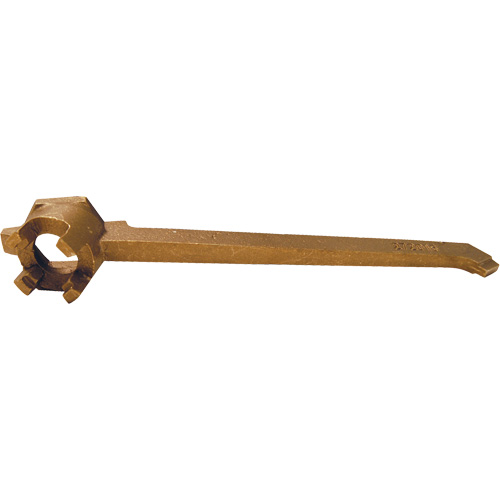 Cl&eacute; pour obturateur de baril, Poign&eacute;e 12", Bronze GTA Hardware Inc