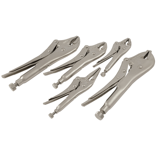 Locking Plier Set, 5 Pieces GTA Hardware Inc
