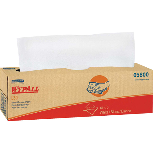 Essuie-tout &agrave; usage g&eacute;n&eacute;ral L30 WypAll, Tout usage, 16-2/5" lo x 9-4/5" la GTA Hardware Inc