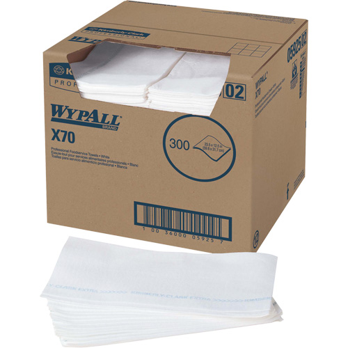 Essuie-tout X70 pour le service alimentaire, Sp&eacute;cialis&eacute;, 23-1/2" lo x 12-1/2" la GTA Hardware Inc