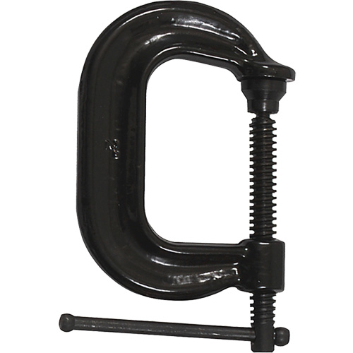 Regular-Duty Deep Throat C-Clamp, 2" (51 mm) Capacity, 2-1/8" (54 mm) Throat Depth GTA Hardware Inc