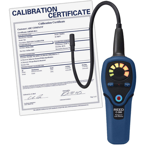 D&eacute;tecteur de fuites de r&eacute;frig&eacute;rant avec certificat de calibration GTA Hardware Inc