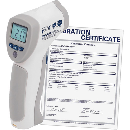 Food Service Infrared Thermometer with ISO Certificate, -4°- 392° F ( -20° - 200° C )/-58°- 4° F ( -50° - -20° C ), 8:1, Fixed Emmissivity GTA Hardware Inc