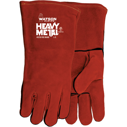 Fire Brand Welding Gloves, Split Cowhide, Size One Size GTA Hardware Inc
