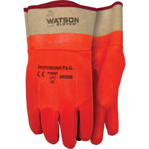 Gants Notorious P.I.G., Taille unique, R&ecirc;vetement Nitrile/PVC, Enveloppe en Jersey GTA Hardware Inc