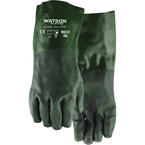 Dura Dip Gloves, 12" L, PVC, Jersey Inner Lining GTA Hardware Inc