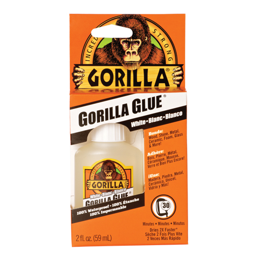 Colle, 2 oz, Bouteille pressable, Blanc GTA Hardware Inc