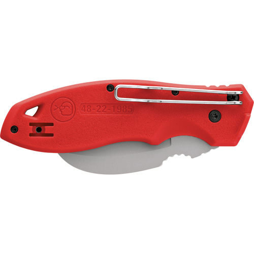 FastBack Hawk Bill Folding Knife, 2-1/4" Blade, Stainless Steel Blade, Plastic Handle GTA Hardware Inc