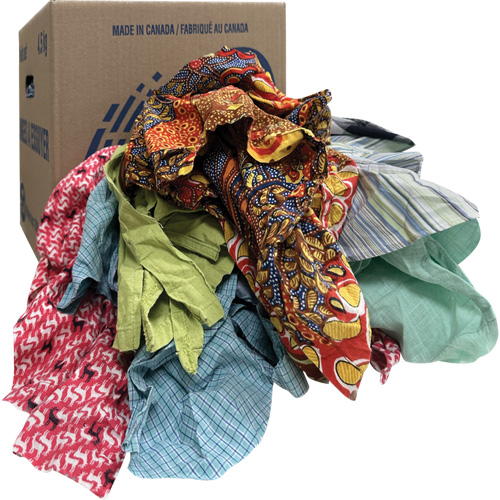 Chiffons d'essuyage, M&eacute;lange de couleurs, 10 lb GTA Hardware Inc