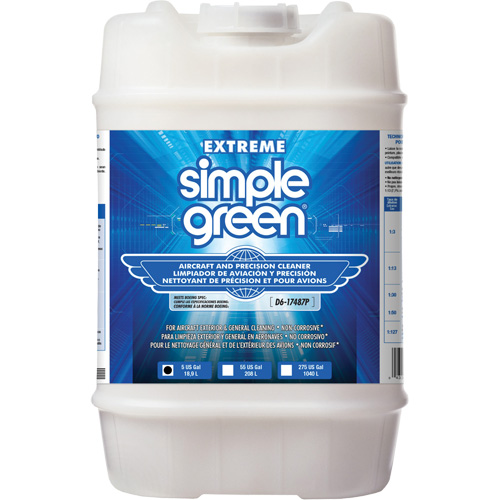 Produit nettoyant de pr&eacute;cision et pour a&eacute;ronefs Extreme Simple Green, 5 gal., Cruche GTA Hardware Inc