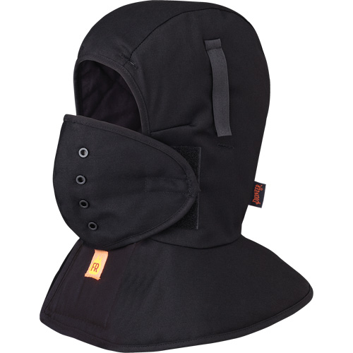565A Doublure matelass&eacute;e FR &agrave; long col pour casque, Noir, Coton GTA Hardware Inc