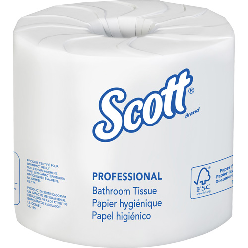 Scott&reg; Essential Toilet Paper, 2 Ply, 506 Sheets/Roll, 169' Length, White GTA Hardware Inc
