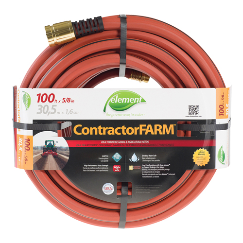 Boyau d'arrosage pour entrepreneur/FARM, PVC, 5/8" dia x 100' GTA Hardware Inc