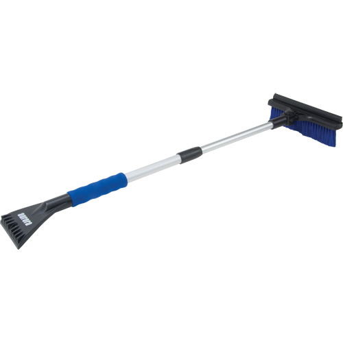 Snow Brush, Telescopic, Polypropylene Blade, 32-1/2" Long, Blue GTA Hardware Inc