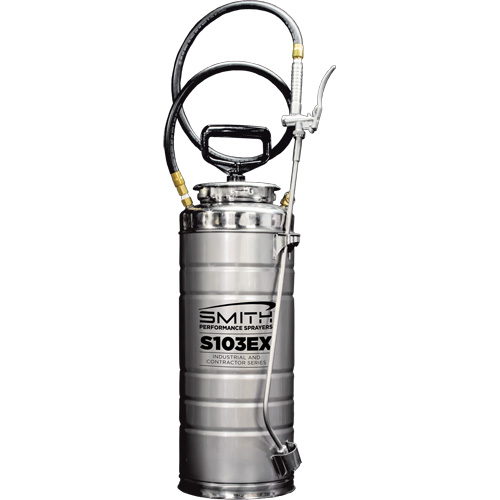 Vaporisateur de b&eacute;ton &agrave; compression s&eacute;rie industriel & entrepreneur, 3,5 gal. (16 L), Acier inoxydable, Lance de 24" GTA Hardware Inc