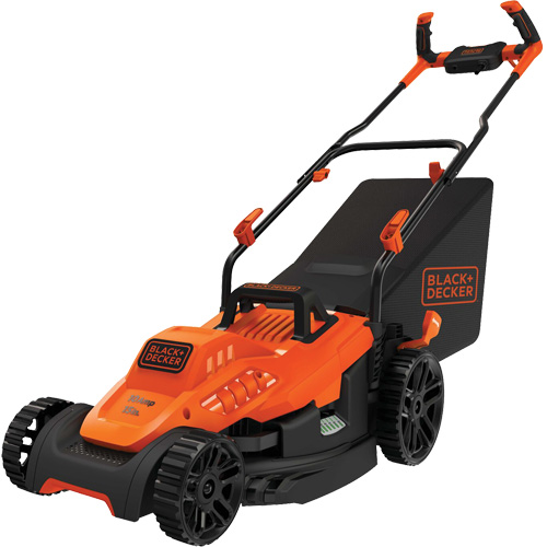 Tondeuse &agrave; gazon avec poign&eacute;e confortable, Pouss&eacute;e, &eacute;lectrique, Largeur de coupe 15" GTA Hardware Inc