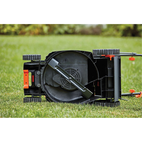 Tondeuse &agrave; gazon avec poign&eacute;e confortable, Pouss&eacute;e, &eacute;lectrique, Largeur de coupe 15" GTA Hardware Inc