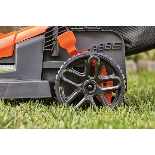 Tondeuse &agrave; gazon avec poign&eacute;e confortable, Pouss&eacute;e, &eacute;lectrique, Largeur de coupe 15" GTA Hardware Inc