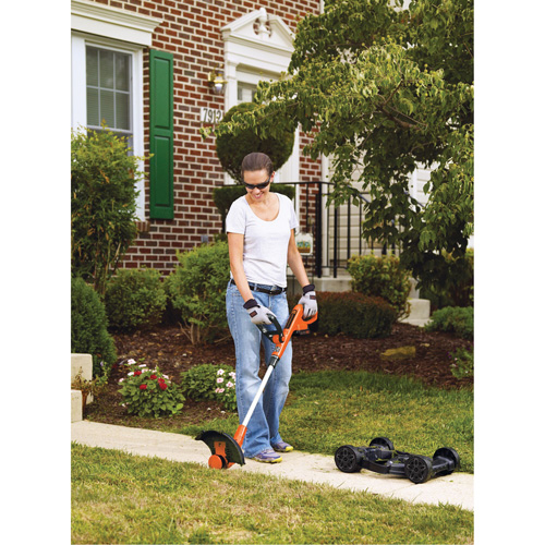 Ensemble de tondeuse compacte sans fil 3 en 1 20 V Max*, Pouss&eacute;e, &agrave; pile, Largeur de coupe 12" GTA Hardware Inc