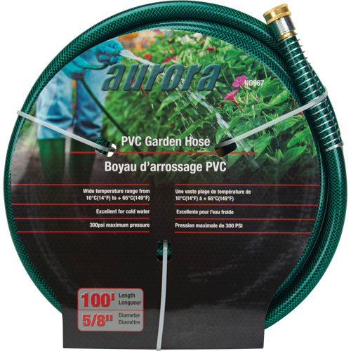 Garden Hose, PVC, 5/8" dia. x 100' GTA Hardware Inc
