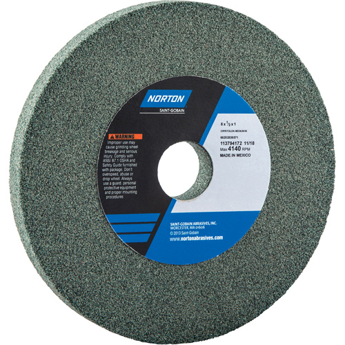 Meules pour rectifieuses d'&eacute;tabli - Meules Gemini, 10" x 1", Arbre de 1-1/4" GTA Hardware Inc