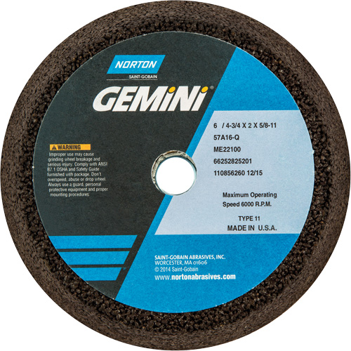 Gemini&reg; Non-Reinforced Portable Snagging Cups GTA Hardware Inc