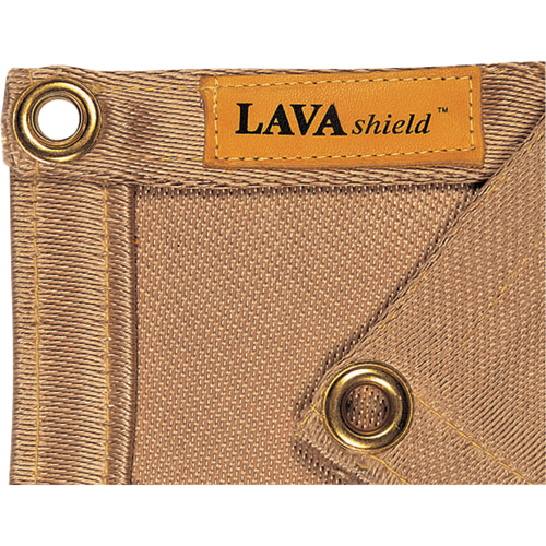 Couverture pour soudage en silice de 18 oz Lavashield, 3' la x 3' lo, R&eacute;sistance &agrave; la temp. 1472°F(800°C) GTA Hardware Inc