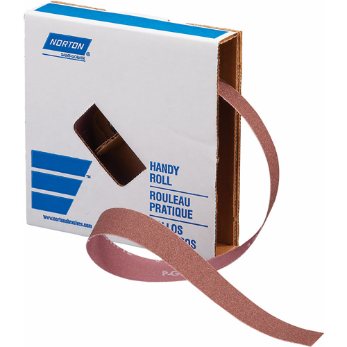 Rouleau de toile abrasive Metalite K225, Oxyde d'aluminium, 1" la x 30' lo, Grain P240-J GTA Hardware Inc