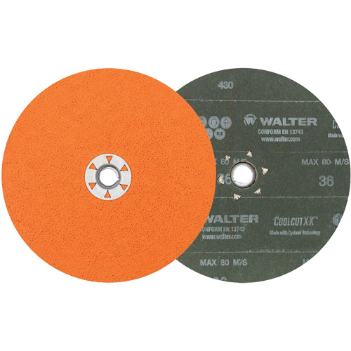 Coolcut XX Sanding Disc, 7" Dia., 36 Grit, Ceramic GTA Hardware Inc