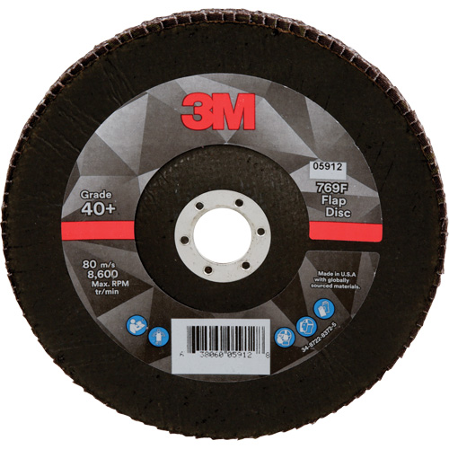 769F Quick Change Flap Disc, 7" x 7/8", Type 29, 120+ Grit, Aluminum Oxide/Ceramic GTA Hardware Inc