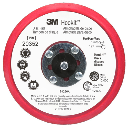 Hookit Low Profile Disc Pad GTA Hardware Inc