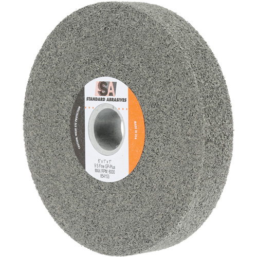 Meule &agrave; usage g&eacute;n&eacute;ral Standard Abrasives, 6" x 1", Arbre de 1", Carbure de silicium GTA Hardware Inc