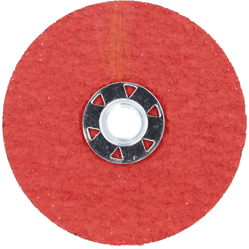 Blaze F980 Speed-Change Fastener Fiber Locking Disc, 4-1/2" Dia., 24 Grit, Ceramic Alumina GTA Hardware Inc